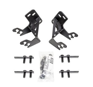 Ford F-350 Super Duty Brackets - Go Rhino - RC3 LR and RC4 LR - Textured Black - `11-`16
